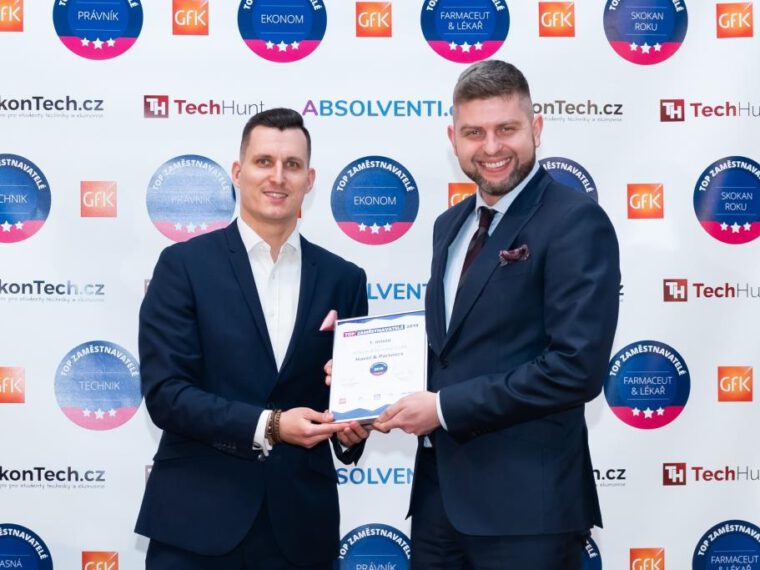 HAVEL & PARTNERS získala popáté v řadě titul nejžádanějšího zaměstnavatele mezi advokátními kancelářemi v ČR