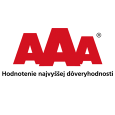  Ocenenie najvyššej dôveryhodnosti – AAA (2020)